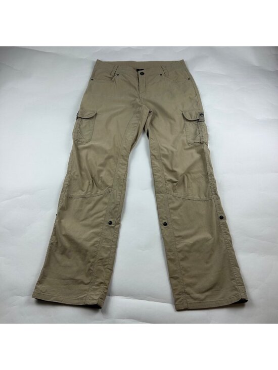 Kuhl Pants - KÜHL Warm Tan Stretch Canvas Cargo Roll Cuff Adventure Pant 10R